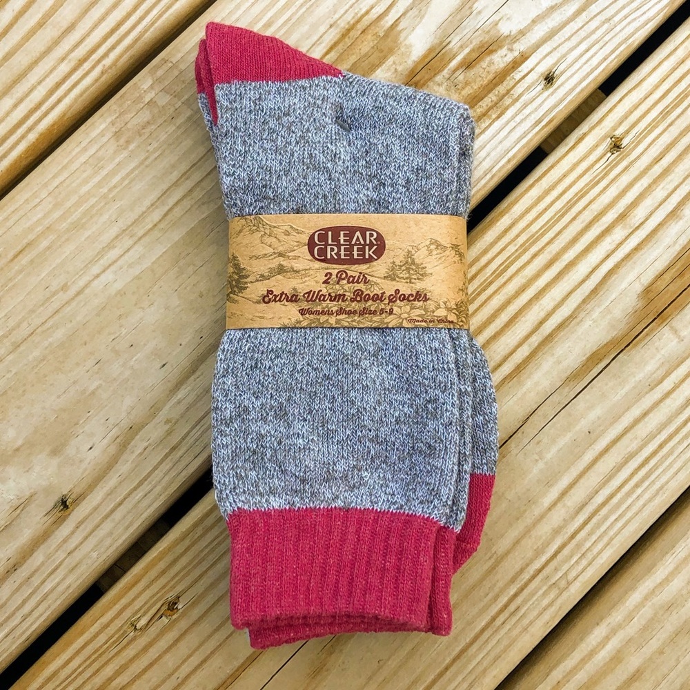 2 Pack Extra Warm Boot Socks